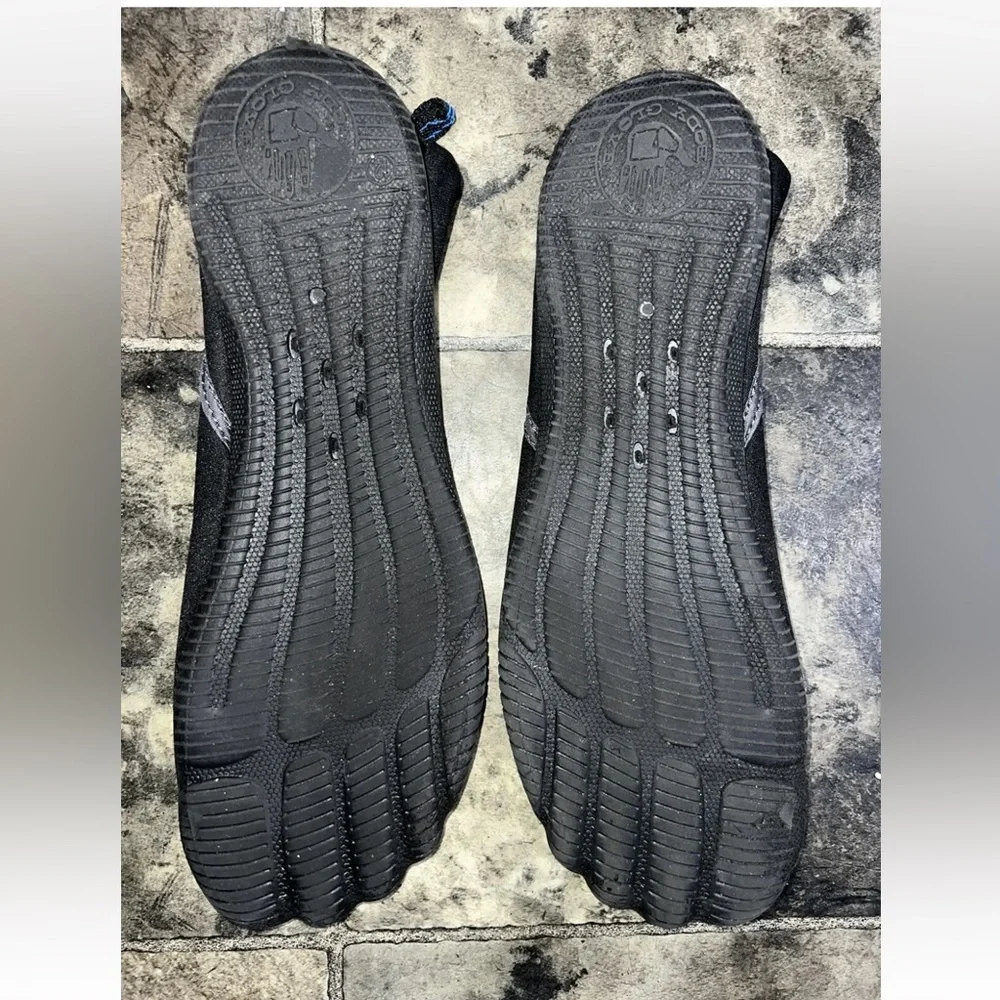 Body Glove Riverbreaker Black/Blue Men's Size 12 Water Shoes Socks EUC